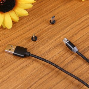 China USB C 8pin Micro USB 360 Degree Magnetic Charging Cable wholesale