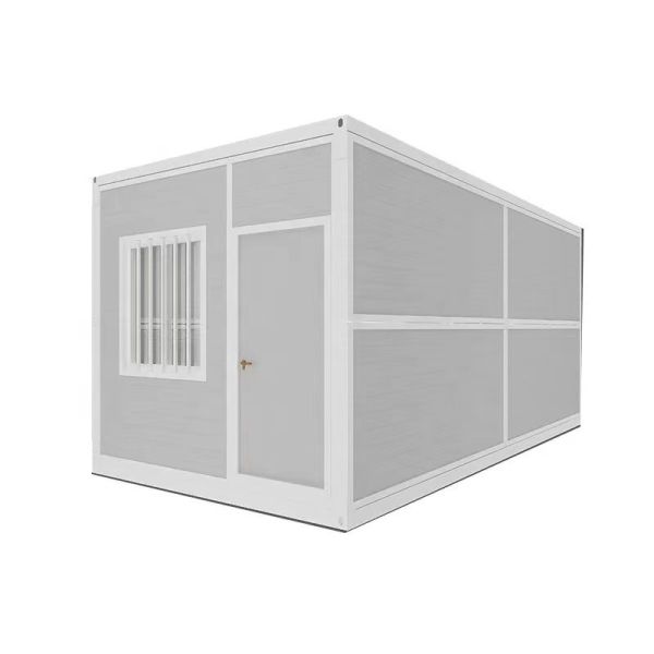 Quality MGO Board Floor 20ft 40ft Prefab Folding Container Homes Folding Flat Pack Container House for sale