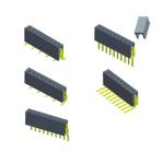 1.27 mm Height 4.3 Dual Row Right Angle SMT Type Female Header Connector