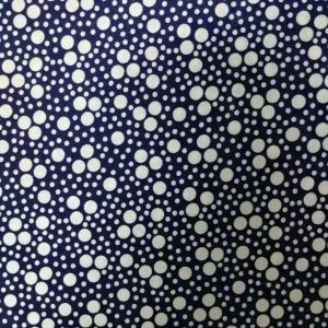 Screen Print Polyester Spandex Fabric With Dots Design