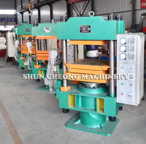 100T Column Type Plate Rubber Vulcanizing Press Machine