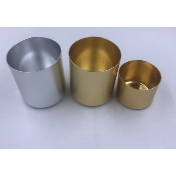 Quality OEM Aluminium Candle Cup 0.5L Empty Tea Light Containers for sale