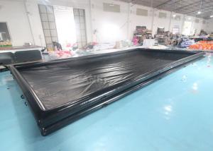 China PVC Portable Inflatable 6x3x0.2m Car Wash Containment Mat wholesale