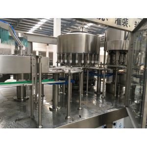China Large Capacity Liquid Filling Machine , Juice Production Line Low Noise on sale