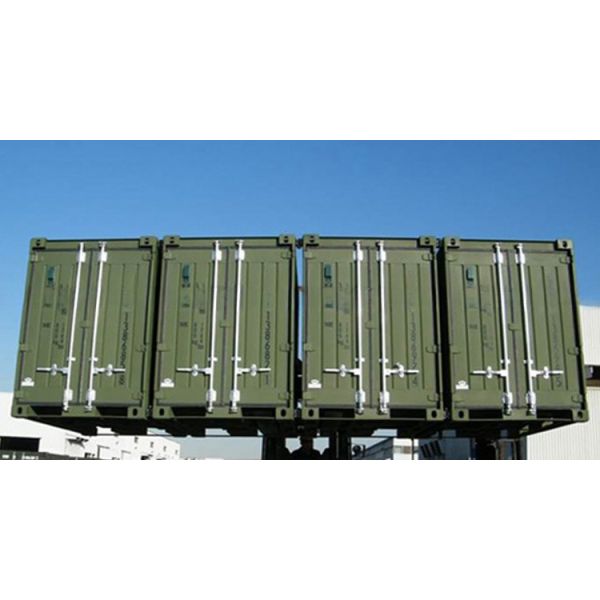 8ft x 5ft Mini Storage Shipping Container with Double Rear Door End Dry Steel/Corten Material Convenient and Versatile