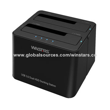 China Super speed USB 3.0 HDD docking station, supports HDD transfer to USB 3.0 high speed data storage wholesale