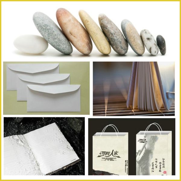  168gsm 192gsm Waterproof White Stone Paper For Advertisement Untearable 330mm 