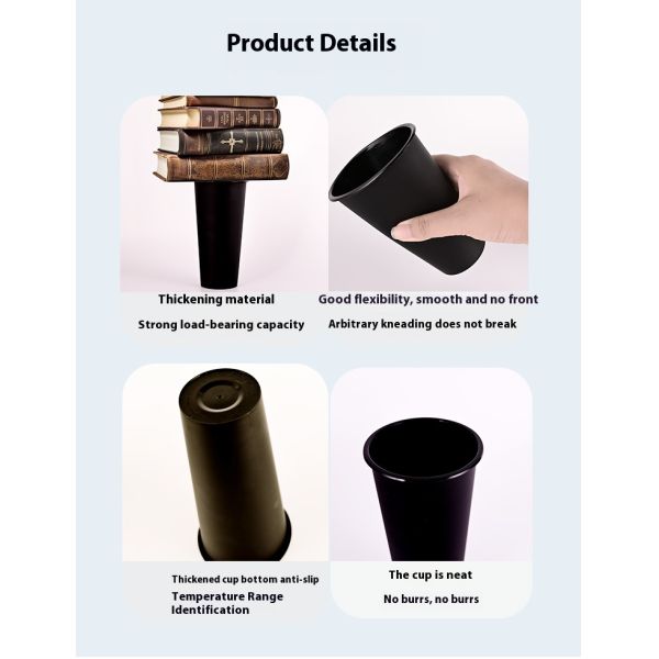 New Design Black Frosted Injection Cup 90mm Milktea Cup Coffee Take Away Cup Custom Printed