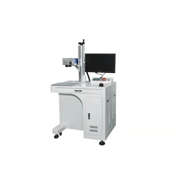 Hot sale cnc machine metal nameplate making machine 20w laser marking machine