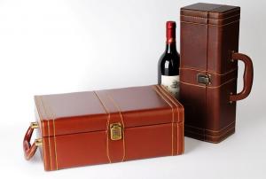 Wholesale OEM lacquer craft oriental antique wood box gift for red wine  CH-W00230*15*9cm