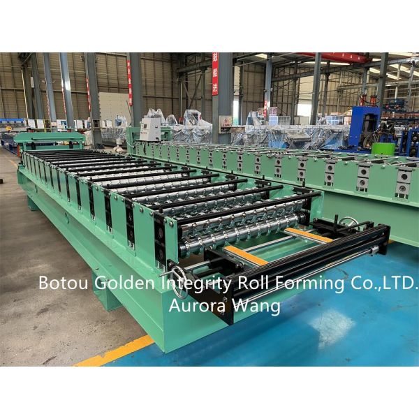 Metal Corrugated Roof Sheet Roll Forming Machine Cold Galvanizing Line