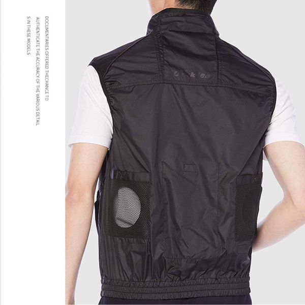 Quality Summer Cooling Vest With 2 5V USB Fans Air Cooling Gilet With Fans for sale