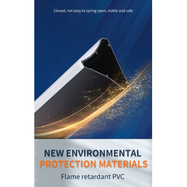 Custom Plastic Triangle Strip Black PVC Wall Skirting Guard Corner ABS Sliding Profile