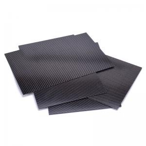 China Anti Corrosion 3K Carbon Fiber Board Twill Weave Matte Finish wholesale