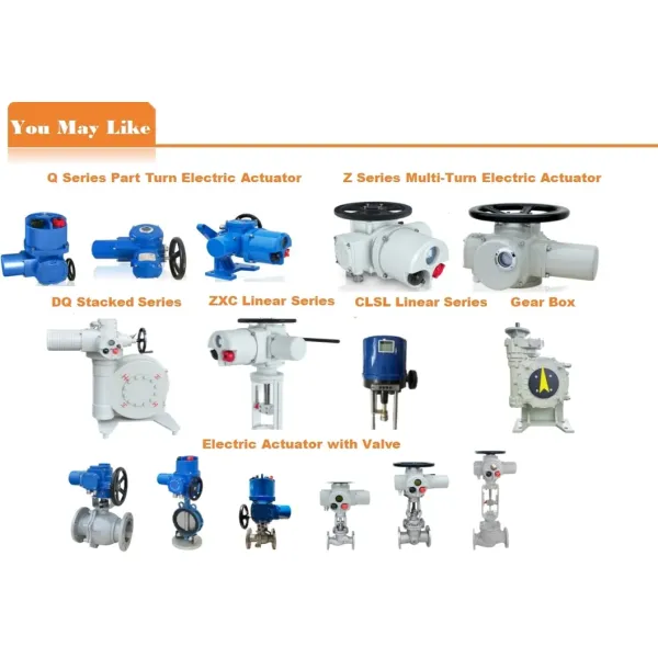 Chenglei Q5 50n. M Partial Turn 24VDC 4~20 Ma Intelligent on-off Electric Valve Actuator
