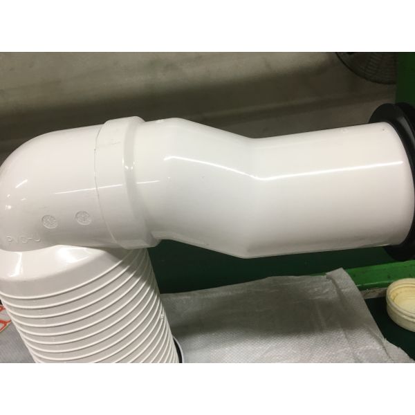 Wall Row Toilet Drainage Pipe Unique Structure For Transfer The Switch