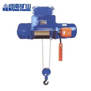 High Performance Electric Mobile Wire Rope Hoist Winch 30m MD Type Double Speed
