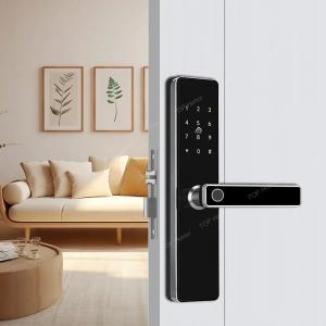 China 433 Residential Smart Door Lock TH521 Aluminium Alloy Apartment Room Door Lock TTLock Biometric Code Card Key Unlock wholesale