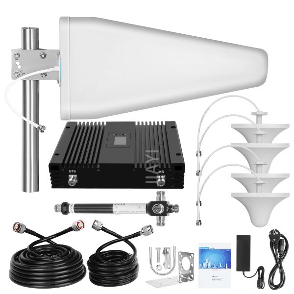 24-month High Power 80dB 900/1800/2100MHz Signal Booster for 2G/3G/4G Mobile Phones