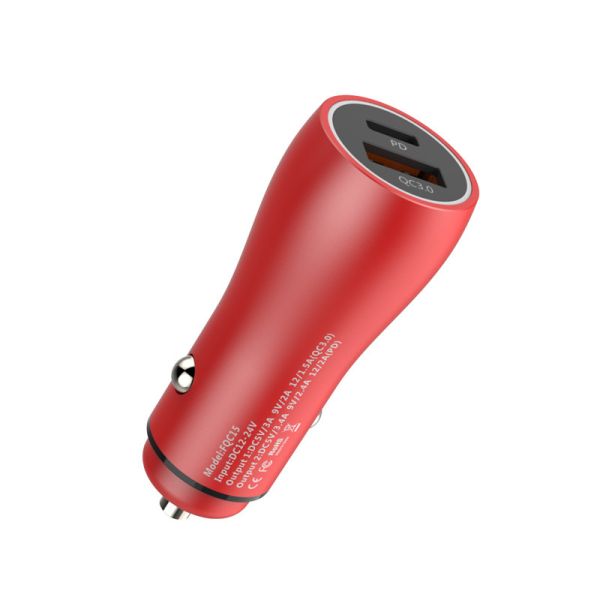 PD+QC3.0 CAR CHARGER FAST USB CAR CHARGER Compatible with all smart phones, type-c fast car charge