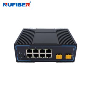 China Industrial Ethernet Managed POE Switch L2 8x10 / 100 / 1000base-T 2x1000base-X SFP wholesale