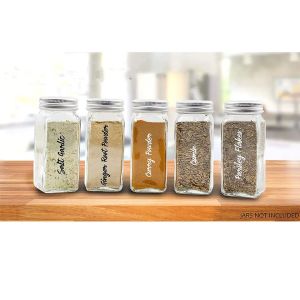 Customizable Transparent Clear Labels Water Resistant For Containers Jar