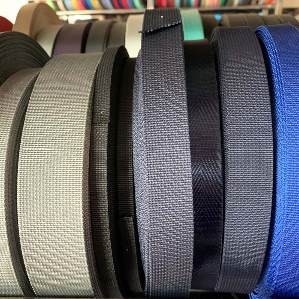 PP PU Spandex Cotton Eco Friendly Webbing 10mm 20mm 25mm 40mm