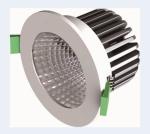 9.8 Watt Dimmable Bridgelux COB LED Down Light 620Lumen IP 20 Recessed Light
