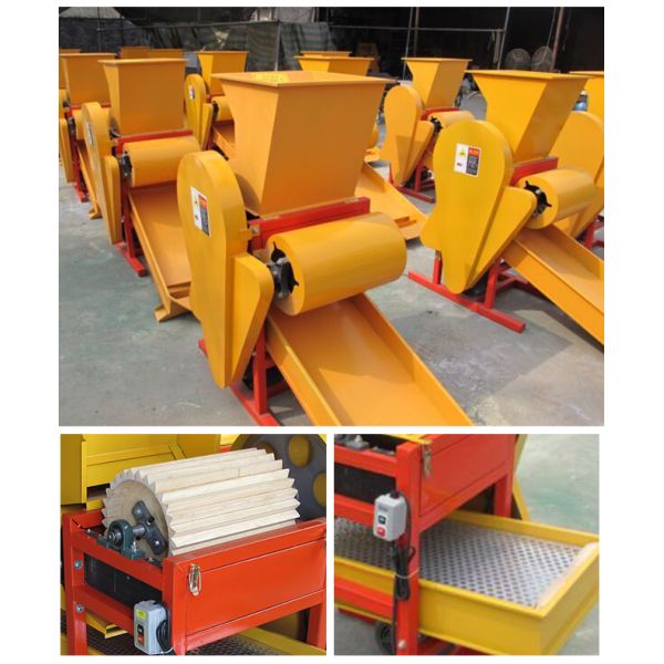 300 - 500kg/H Groundnut Decorticator Machine Peanut Shell Removing Machine