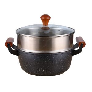 China Non Stick Soup Stackable Steamer Pot Multifunctional Customized Logo wholesale