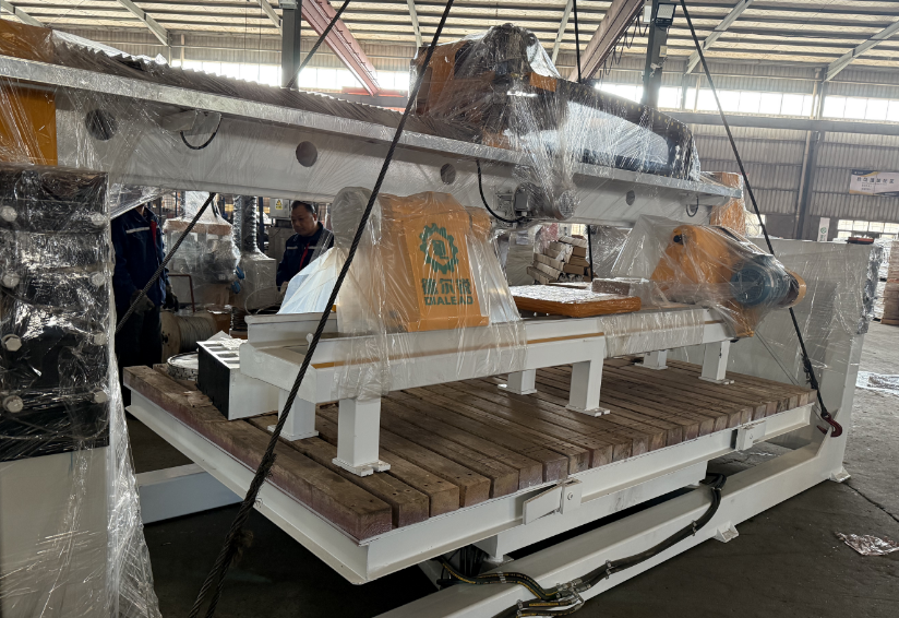 Semi Automatic Stone Polishing Machine For Balusters Railings Balls Vases