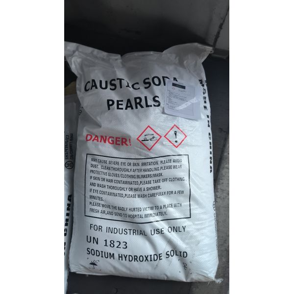 99% Caustic Soda Pearl High Purity And Stability For Textile Industries