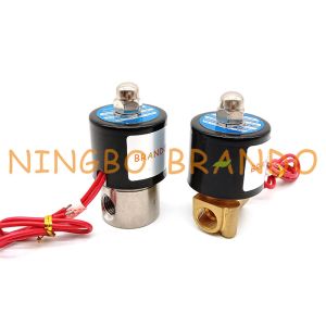 1/4'' Inch Direct Acting NC UD-8 SUS-8 Water Brass Solenoid Valve