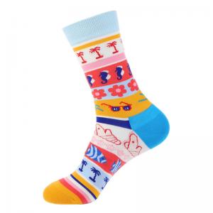 China Customized OEM Best Novelty Funky Colorful Socks wholesale