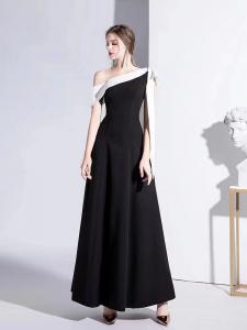 China Timeless Elegance Black Evening Dress wholesale