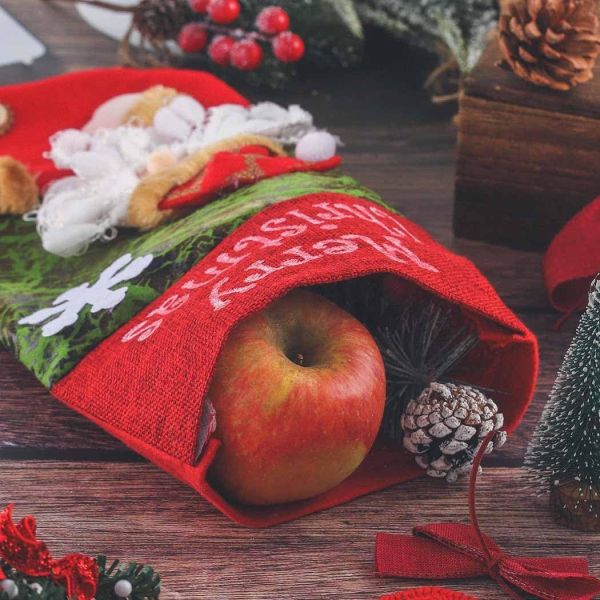 Christmas Stockings Xmas Stocking Santa Snowman Holiday and Family Stocking for Fireplace Christmas Party Decoration