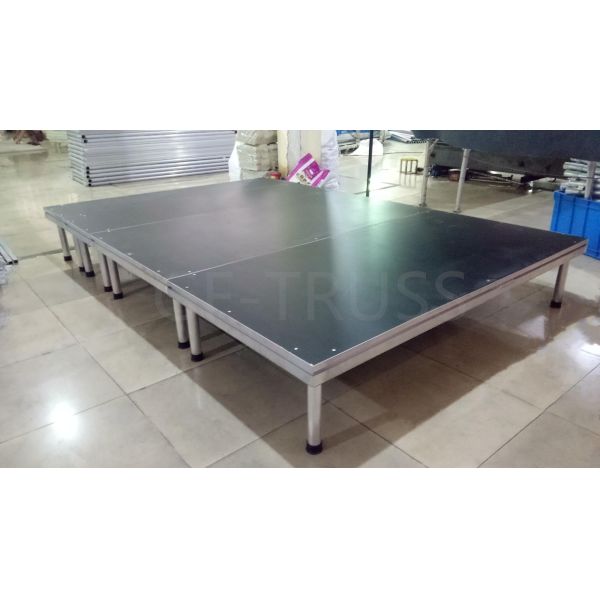 Adjustable aluminum portable stage platform for customized concert