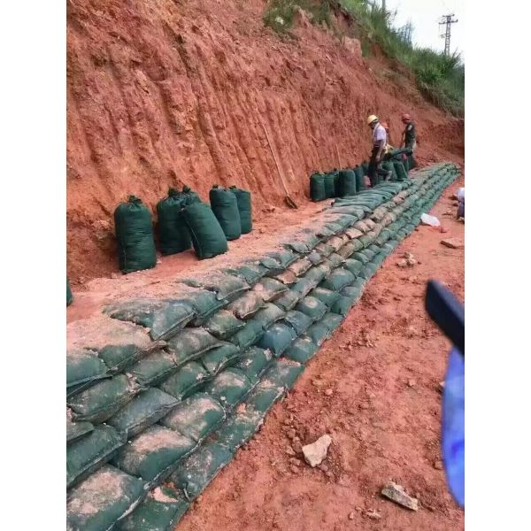 120-140gsm Needle Punch Nonwoven Geo Bags / Silt Bags For River Bank Protection