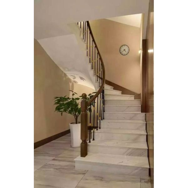 Stairs Tread Step And Risers China Factory Customized Size Marble Stone Slab Tile