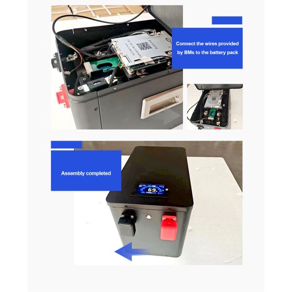 12V EVE 304ah LiFePO4 4S 12.8V DIY Battery Kits JK 200A BMS LCD For Caravan motor home AC