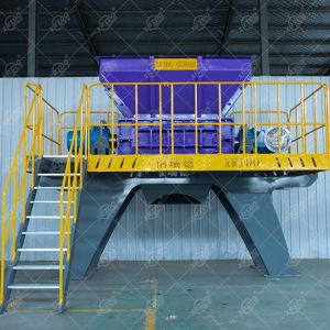 Automatic Waste Shredder Machine for Industrial Solid Waste Disposal