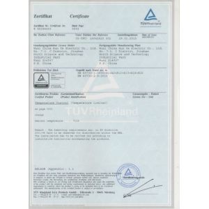 RUN YE THERMOSTAT Certifications