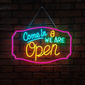 China 240V Advertising Led Neon Open Sign Bar Open Sign Neon 40c wholesale