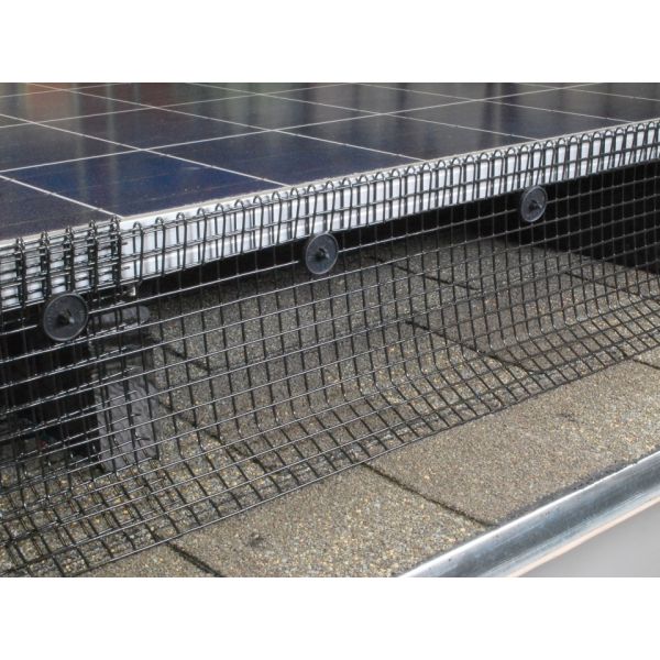 Bird Guard Solar Panel Proofing Mesh With Black Color Pvc Coated