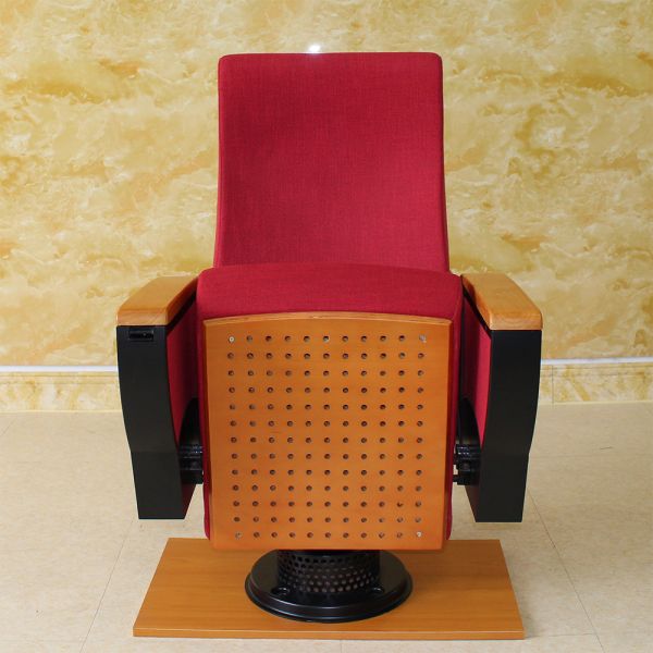 Antistatic Red Folding Cinema Seats Movie Theater Flameproof Anti Rusting
