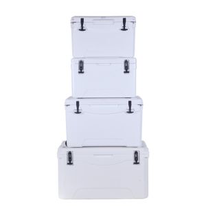 China LLDPE Rotomolded Ice Box Cooler Portable 25QT Plastic Insulated wholesale