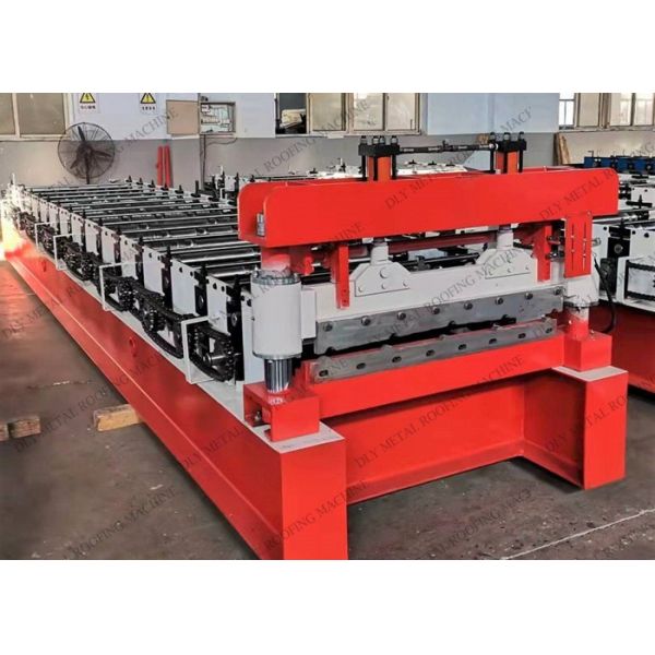Trapezoidal 3phases Roof Roll Forming Machine Plc Control System