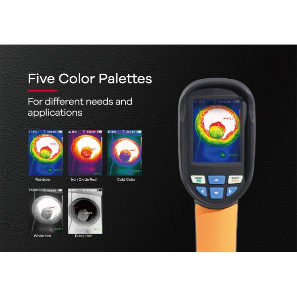 LSJ Thermal Imager Camera High Resolution for Water Leak Detection Pipe Good Price Stainless Steel Probe Temperature Measurement