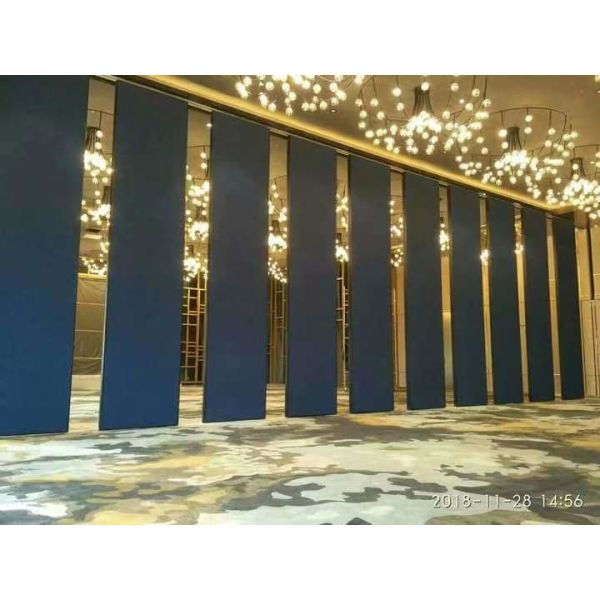 32-53db Soundproof Office Partition Wall Acoustic Wall Fabric With Sponge