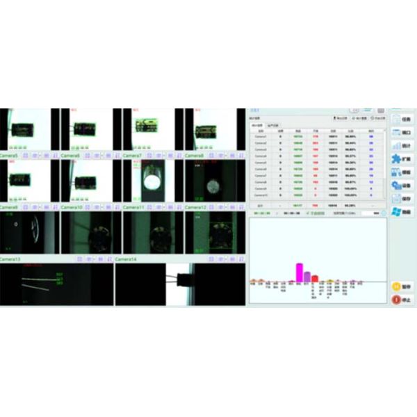 Linear Vibration Feeds Visual Inspection Machine For Capacitors Full Automactic